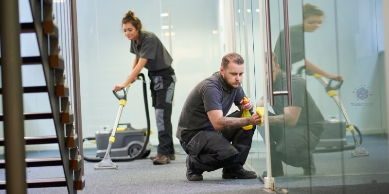 Commercial Building Deep Cleaning Project